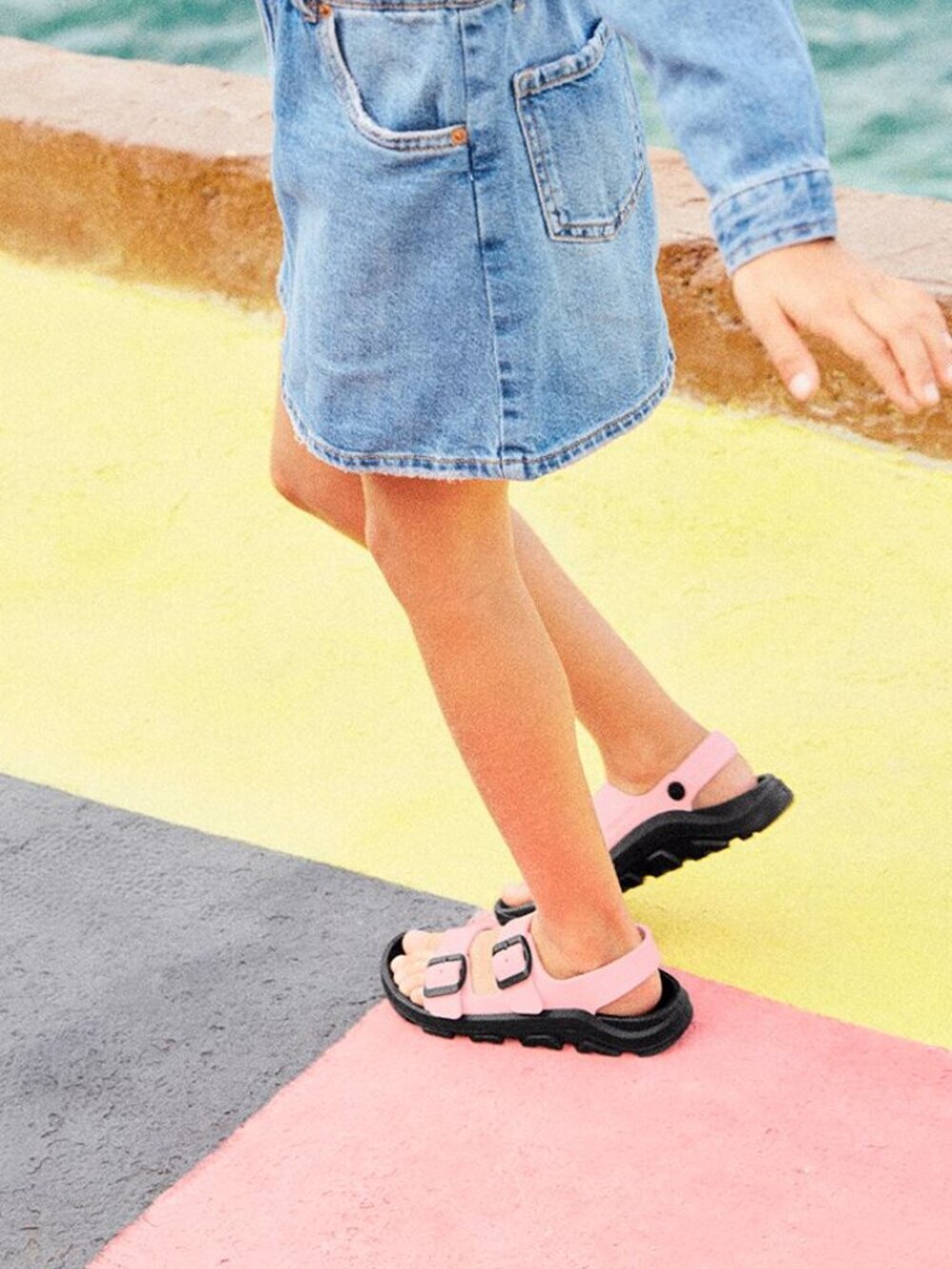 BIRKENSTOCK | Mogami Kids Birko-Flor Sandals | Sz. 34 (US 3-3.5)